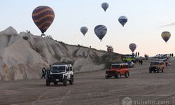Kapadokya'da nisan ayı binlerce turistle geçti