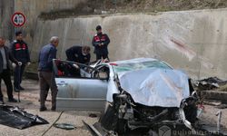 Çankırı'da feci kaza, otomobil devrildi 3 ölü