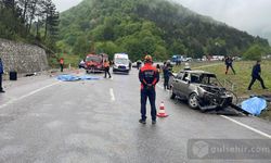 Zonguldak'ta duvara çarpan araçtaki 3 kişi öldü