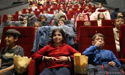 Nevşehir'de depremzede çocuklar film galasına katıldı