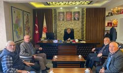Hacıbektaş, Başköy muhtarı Kamil Duru'yu ziyaret etti