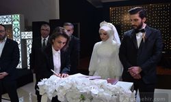 Nevşehir Valisi Becel, nikah şahidi oldu