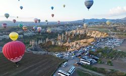 Kapadokya bayramda 120 bin turisti konuk etti