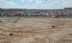 Gülşehir'de millet bahçesi yapımı hızla devam ediyor