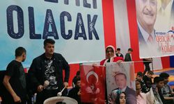 Nevşehir'de Makbule Atlı, Binali Yıldırım'ın yanındaydı