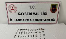 Kayseri'de tarihi eser operasyonunda 1 kişi yakalandı