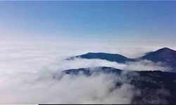 Manisa'da bulutlar görsel şölen oluşturdu