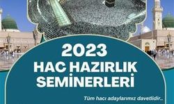 Hac organizasyonu için hazırlık seminerleri başlayacak