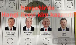 Nevşehir'de hangi ilçede, kime oy verildi?