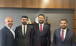 Emre Çalışkan mecliste Nevşehir'den misafirlerini ağırladı