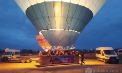 Kapadokya'da jandarma unutulmadı! Sıcak hava balonları havalandı