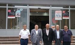 Arif Parmaksız, Kırşehir Ticaret Borsası Başkanı Neşet Yavuz'u ziyaret etti