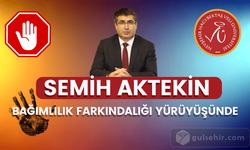 Rektör Prof. Dr. Semih Aktekin Bağımlılığa Karşı Yürüyüşte