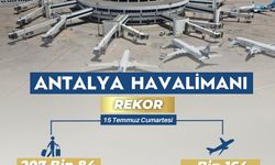 Antalya Havalimanı rekor kırdı: 207 bin yolcu