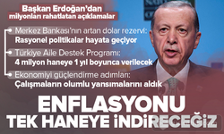 Recep Tayyip Erdoğan'dan net mesaj: Enflasyon düşecek