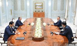 Fuat Oktay Şevket Mirziyoyev tarafından kabul edildik.