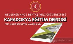 Kapadokya Eğitim Dergisi'nin 2023 Haziran sayısı yayımlandı