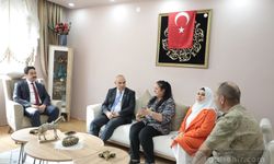 Ağrı Valisi Mustafa Koç Şehit Ailelerini Ziyaret  Etti.