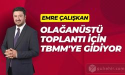 Emre Çalışkan, Olağanüstü toplantı için TBMM'de olacak