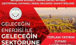 Nevşehir Kozaklı'da Tarıma Dayalı OSB Planı Açıklandı