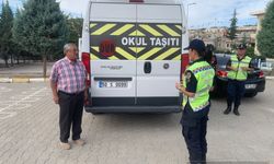 Okul servislerine sıkı denetim! Araçlar tek tek incelendi