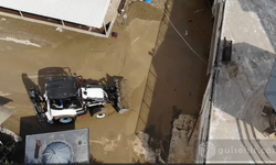 Sel Sonrası Çalışmalar Dron İle Görüntülendi