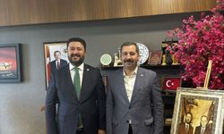 Emre Çalışkan, Şanlıurfa/Karaköprü Belediye Başkanı'nı ağırladı