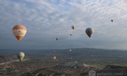 ''Kapadokya’da Sıcak Hava Balon Turlarına Yağmur Engeli''