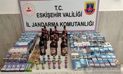 Eskişehir'de Kaçak Sigara ve Alkol Operasyonu
