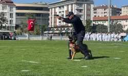 ''Nevşehir'de Jandarma Köpeğine Tam Not''