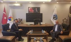 CHP Ürgüp Belediye Başkan Aday Adayı Ali Ertuğrul Bul, Ahmet Aydın'ı Ziyaret Etti
