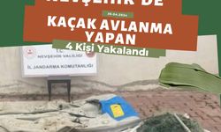 Nevşehir'de Kaçak Avlanma Yapan 4 Kişi Yakalandı