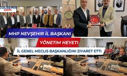 MHP Nevşehir İl Başkanı ve Yönetim Heyeti, İl Genel Meclis Başkanlığını Ziyaret Etti