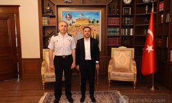 İl Jandarma Alay Komutanı J.Kd.Albay Bahittin Murat Yakin'dan Rasim Ari'ya Ziyaret