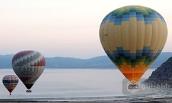 Burdur’da Kıskandıracak Manzara: Salda Gölü Üzerinde Hava Balonu Uçuşları Başladı