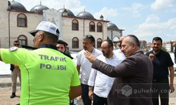 Vali Ali Fidan, Nevşehir Külliye Camii İnşaatını Yerinde İnceledi
