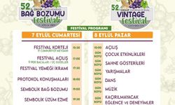 52. Ürgüp Uluslararası Bağ Bozumu Festivali 7-8 Eylül'de Peri Bacaları'nda