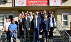 Nevşehir Valisi Ali Fidan'dan Yeni Spor Müdürü Mustafa Hakan Keskin'e Hayırlı Olsun Ziyareti