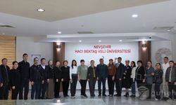 Hoca Ahmet Yesevi Üniversitesi Heyeti NEVÜ Rektörünü Ziyaret Etti