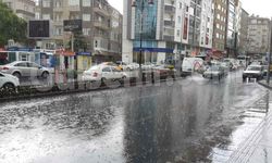 Nevşehir'de pazar günü yağmuru