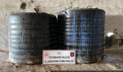 Diyarbakır'da 40 bin litre kaçak akaryakıt ele geçirildi