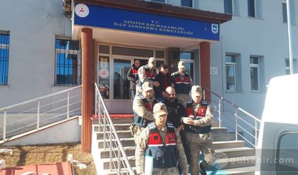 Erzurum'da taş ocağı hırsızları tutuklandı