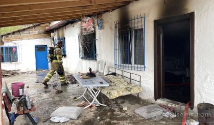 Kırıkkale'de müstakil evde yangın çıktı