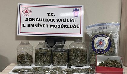 Zonguldak'ta uyuşturucu tacirleri yakalandı