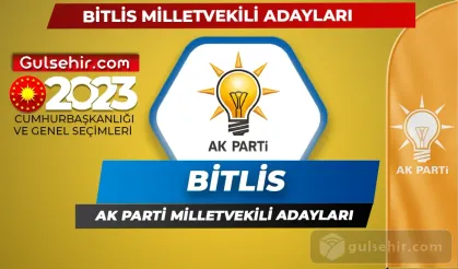 Ak Parti Bitlis Milletvekili Adayları Kimler Oldu