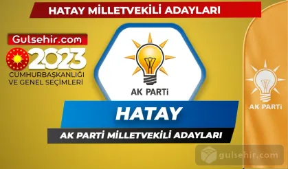 Ak Parti Hatay Milletvekili Adayları Kimler Oldu