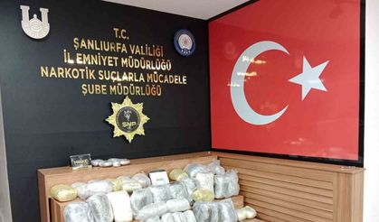 Şanlıurfa’da 2 araçtan 48 kilo uyuşturucu çıktı