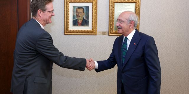 CHP Genel Başkanı Kılıçdaroğlu, AB Türkiye Delegasyonu Başkanı Meyer-Landrut ile görüştü