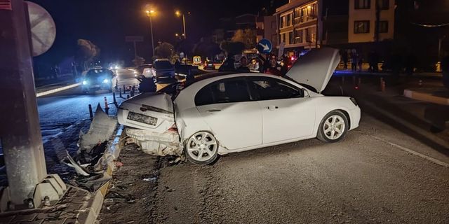 Balıkesir'de otomabil kazası 4 kişi yaralandı