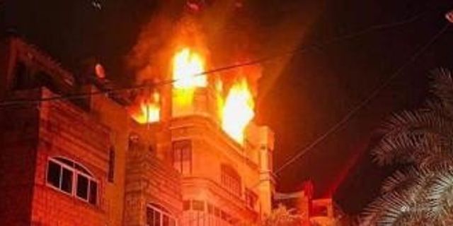 Gazze'de 21 kişinin öldüğü yangının soruşturulması için komite oluşturuldu